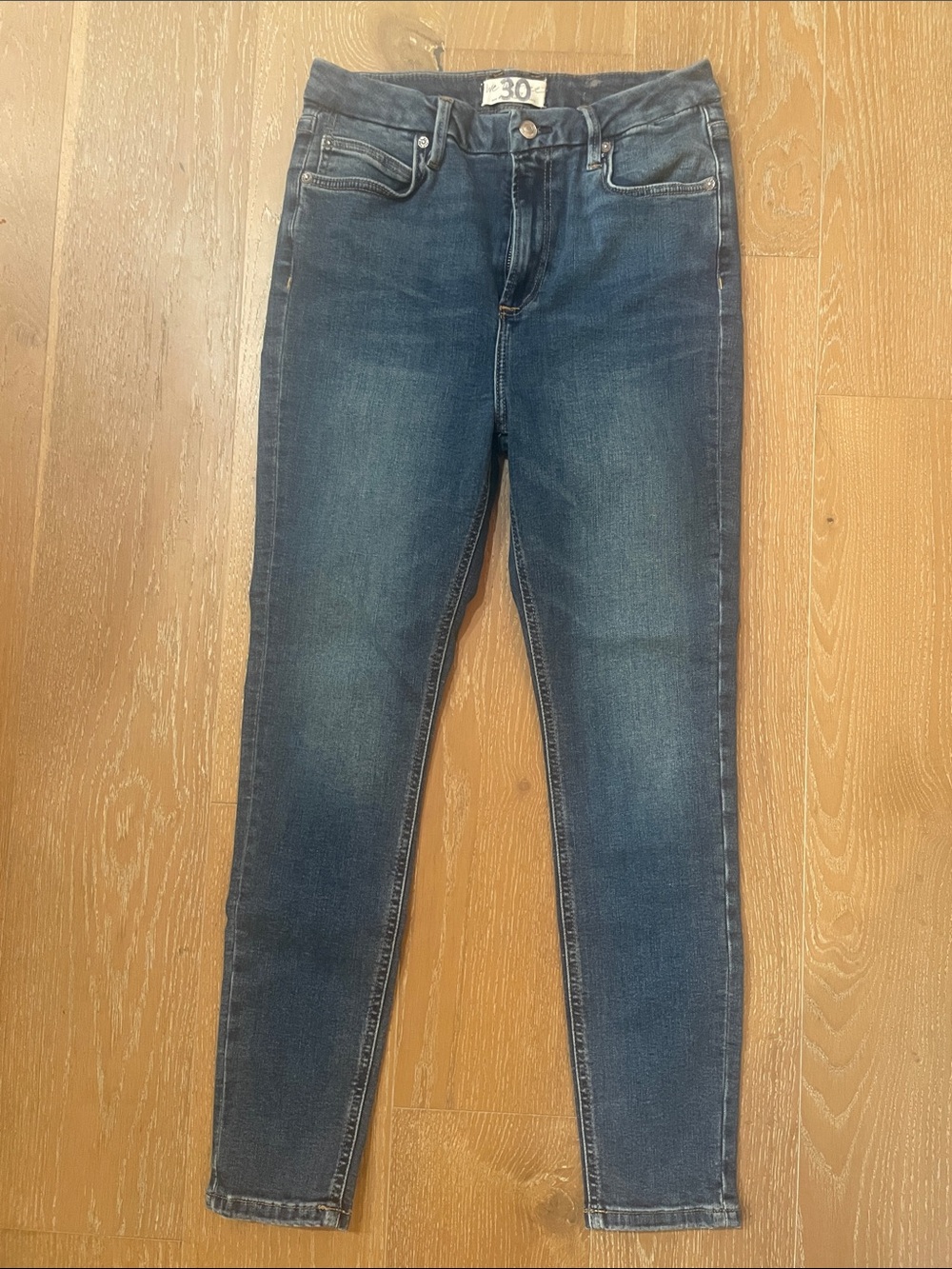 We The Free Classic High-Rise Dark Blue Women's Skinny Jeans